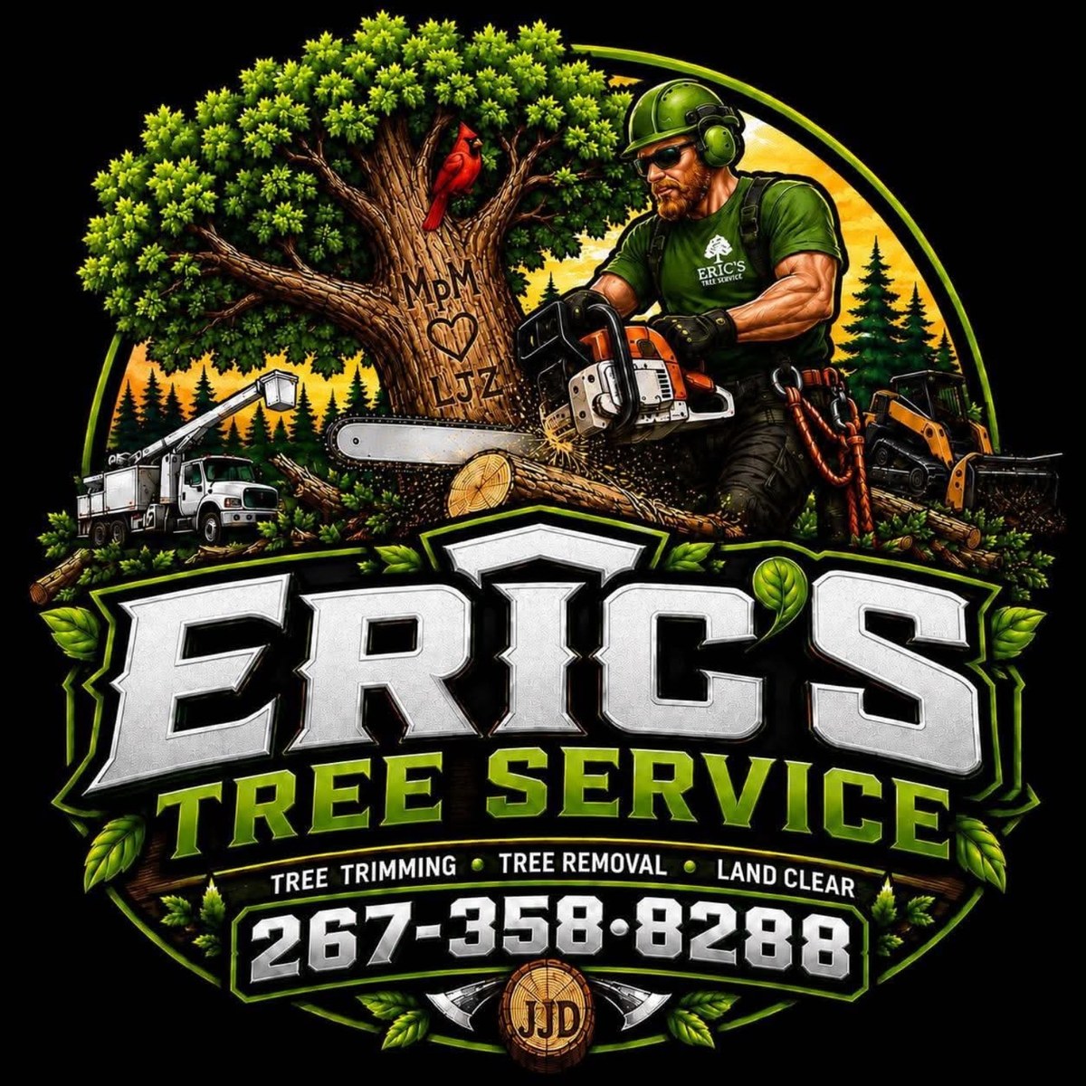 Eric's Tree Service logo